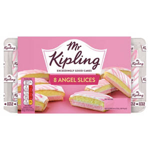 Mr Kipling Angel Cake Slices 8 Pack
