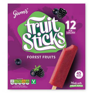 Forest Fruit Sticks Ice Lollies 12 Pack