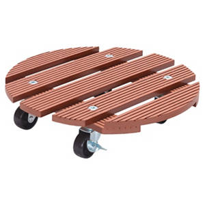 Pflanzenroller, Braun, Rund