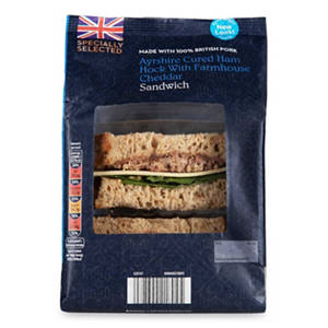 Ayrshire Cured Ham Hock with Farmhouse Cheddar Sandwich