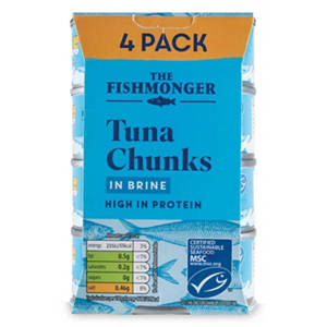 Tuna Chunks In Brine 4 Pack