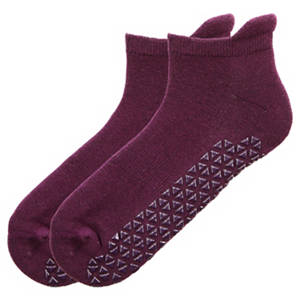 Yoga Socken, Low Cut Lila, 35/38