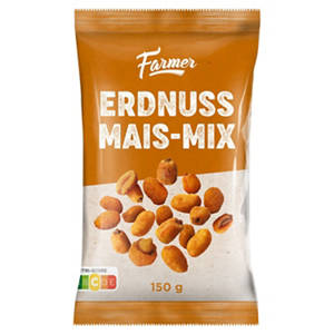 Erdnüsse trockengeröstet 150 g, Erdnuss-Mais-Mix