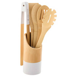 Bambus- Küchenutensilien, Utensilien, Beige