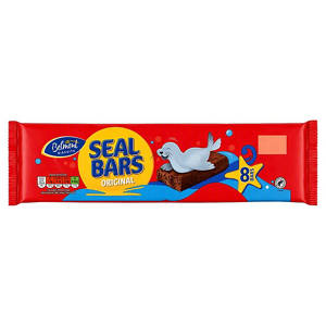 Milk Chocolate Seal Biscuit Bars 8 Pack