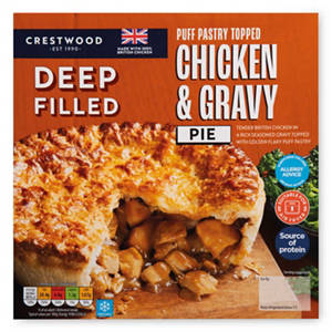 Chicken & Bacon Family Pie