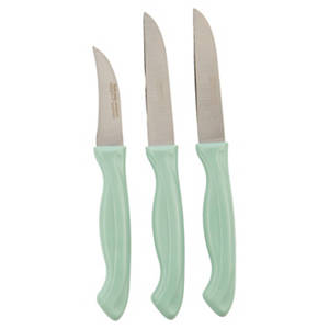 Küchenmesser-Set, Grün, Küchenmesser