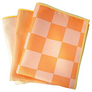 Mikrofaser-Geschirrtücher 3er-Pack, Orange