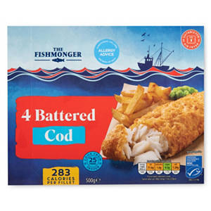 Chunky Battered Cod 4 Pack