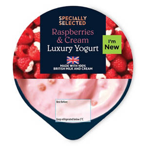 Raspberry & Cream Luxury Yogurt