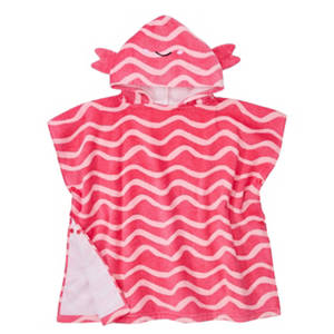 Kinder Badetuch oder Poncho, Poncho, Krebs, 65 x 60 cm