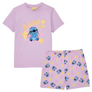 Kinder Shorty-Pyjama, Stitch, Lila, 46/152