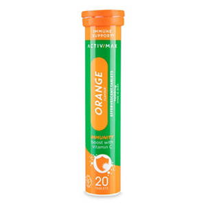 Immunity Vitamin C & Zinc Effervescent Orange Flavour 20 Tablets