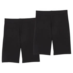 Damen Leggings 2er-Pack, Schwarz/Schwarz, M 40/42
