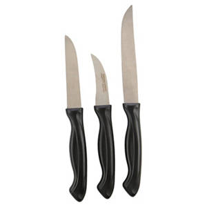Küchenmesser-Set, Schwarz, Tomatenmesser