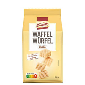 Waffel Würfel 250 g, Vanille
