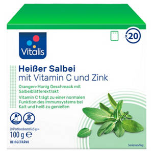 Heißgetränk 100 g, heißer Salbei