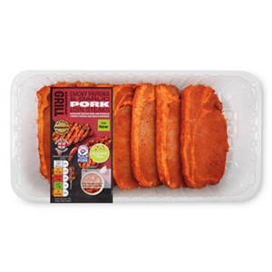 Smoky 6 BBQ Pork Loin Sizzle Steaks 600g