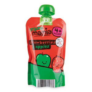 Organic Strawberries, Rhubarb & Apples Pouch