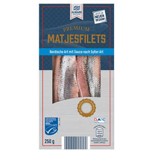 Matjesfilet mit Sauce 250 g, Sauce Sylter Art