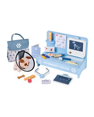 Little Town Wooden Medical or Vet Table