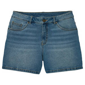 Damen Jeans Shorts, Mittelblau, 42