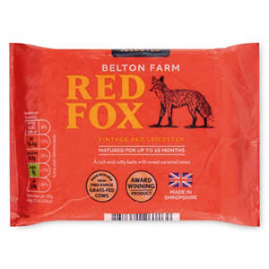 Belton Farm Red Fox Vintage Red Leicester Cheese
