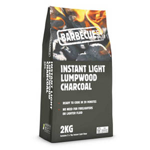 BARBECUE DAYS Instant Light Charcoal 2 Pack (2kg) - Instore Wokingham