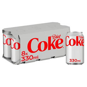 Diet coke 8 x 330ml