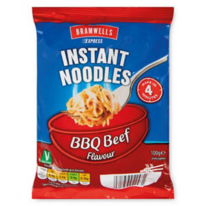 BBQ Beef Flavour Instant Noodles