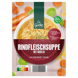 Beutelsuppen, Rindfleischsuppe