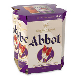 Abbot Ale Strong Bitter 4X500ml Cans