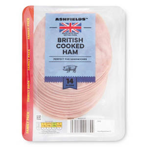 British Cooked Lean Ham 14 Slices