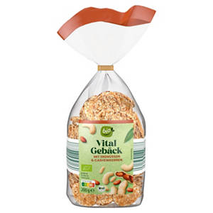 Bio Vitalgebäck 200 g, Cashew