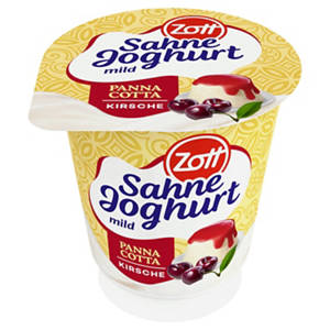 Sahnejoghurt Panna Cotta 140 g, Kirsche