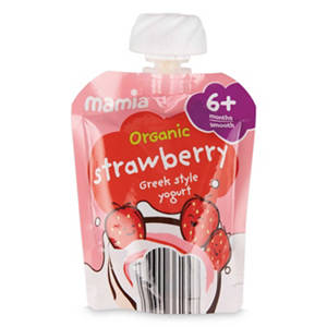 Organic Strawberry Greek Style Yogurt Pouch