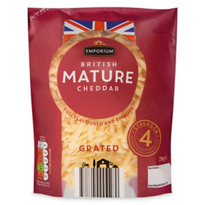 Grated Mature British Cheddar 250g