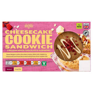 White Chocolate & Raspberry Cookie Sandwich