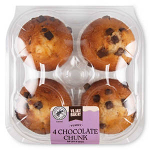4 Choc Chunk Muffins