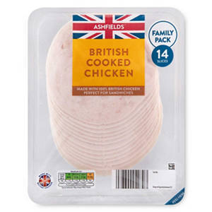 British Cooked Lean Ham 14 Slices