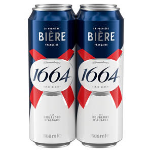 Kronenbourg 1664 Bière Blonde 4 x 568ml