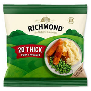 Thick Pork Sausages 20 Pack