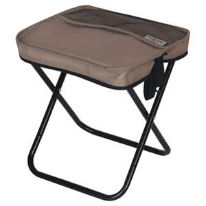 Camping Hocker, Sitbag, Grau