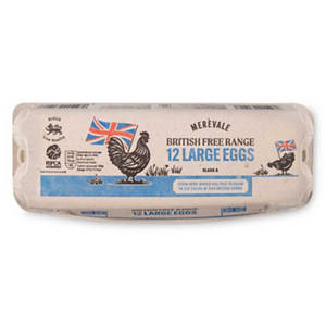 British Large Free Range Eggs  12 Pack
