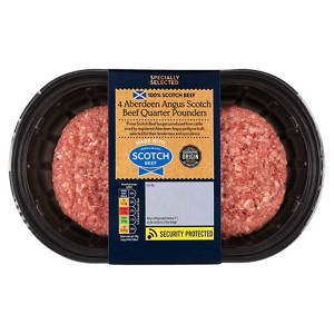 Aberdeen Angus Quarter Pounders 4 Pack