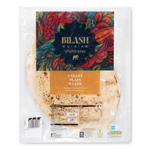 Patak's Authentic & Flame Baked Plain Mini Naan Breads 4pk