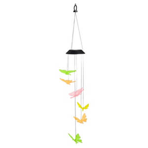 Solar LED-Windspiel, Schmetterling