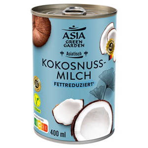 Kokosnussmilch 400 ml, fettreduziert