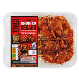 Chicken & Chorizo Kebabs