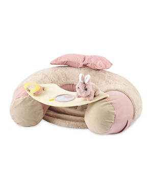 NUBY Sit Me Up Inflatable Floor Seat - Hops and Raindrops / Lamb